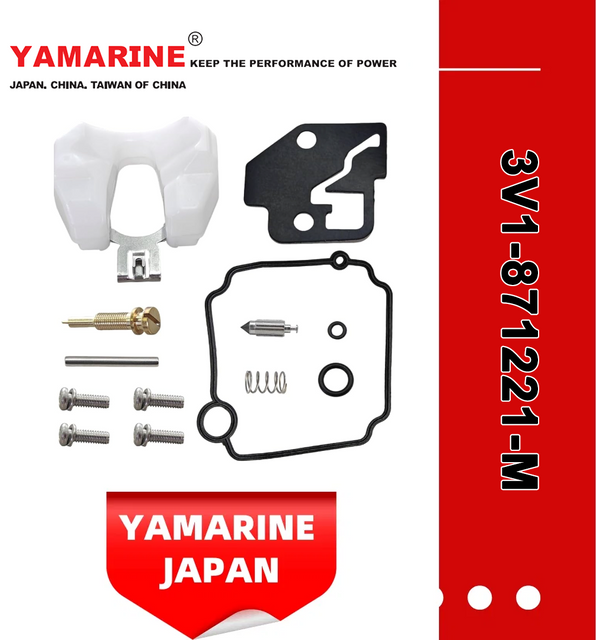 YAMARINE outboard motor Carburetor Repair Kit 3V1-871221-M fit for MERCURY TOHATSU 8HP/9.8HP