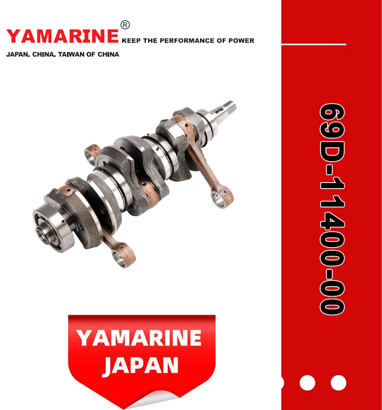 60HP YAMAHA Outboard Crankshaft Assy 69d-11400-00, 69d-W1140-01