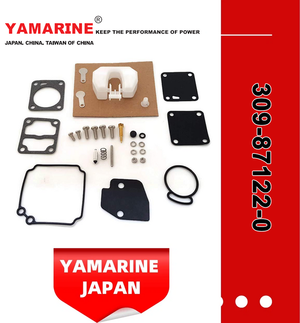 YAMARINE outboard motor Carburetor Repair Kit 309-87122-0 fit for MERCURY TOHATSU 9.9HP/15HP/18HP