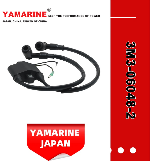 YAMARINE outboard motor Ignition Coil 3M3-06048-2 fit for MERCURY TOHATSU 9.9HP/15HP/18HP