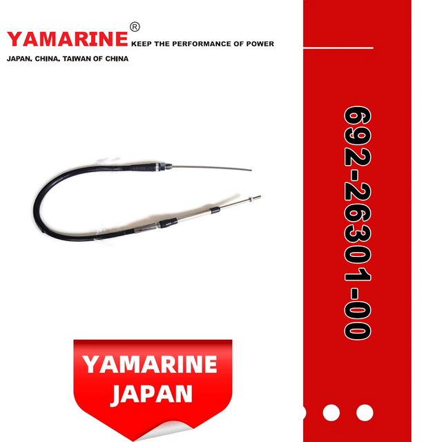 Yamarine Outboard Outboard Throttle Cable 692-26301-03, 692-26301-00 for YAMAHA 48HP/60HP/75HP/85HP Engine