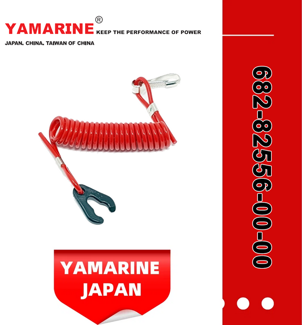 Yamarine 682-82556-00-00 Outboard Stop Switch Lanyard for YAMAHA Outboard Engine