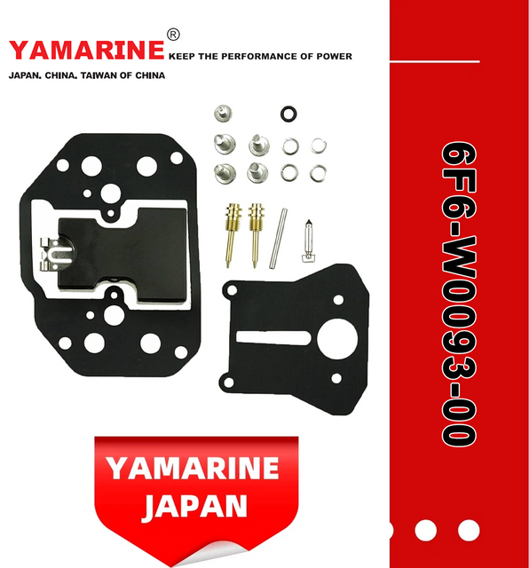 JAPAN YAMARINE OUTBOARD CARBURETOR REPAIR KIT 6F6-W0093-00 Fit for YAMAHA E40G outboard motor 
