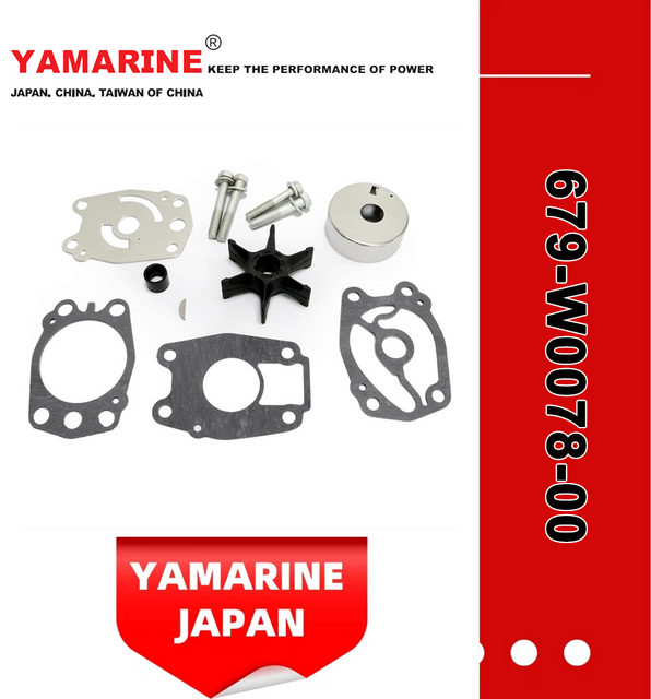 JAPAN YAMARINE OUTBOARD WATER PUMP KIT 679-W0078-00 Fit for YAMAHA E40G outboard motor 