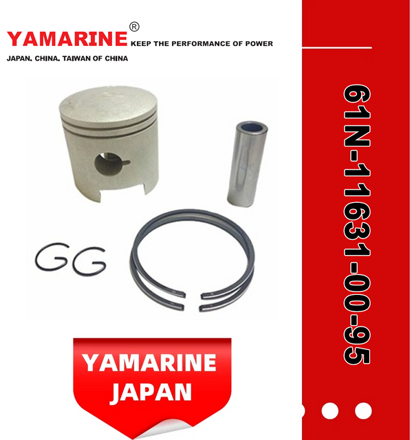 JAPAN YAMARINE outboard motor PISTON KIT*CLIP*PIN 61N-11631-00-95 fit for YAMAHA 25HP 30HP outboard engine