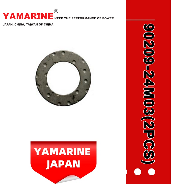 JAPAN YAMARINE outboard motor WASHER 90209-24M03(2PCS) fit for YAMAHA 25HP 30HP outboard engine