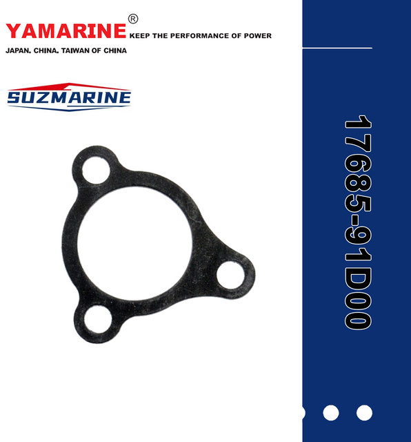 SUZMARINE DT9.9/DT15 outboard motor thermostat cover Gasket 17685-91D00 fit for SUZUKI 9.9HP 15HP marine engine 