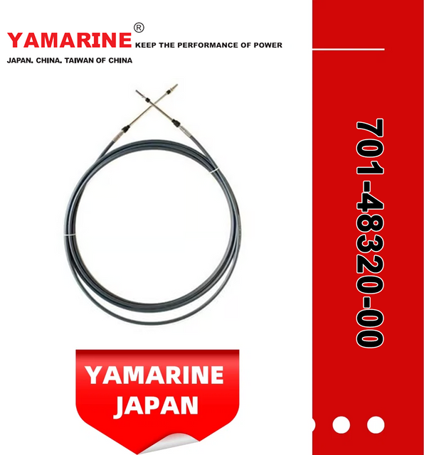 JAPAN YAMARINE CABLE REMOTE CONTROL 701-48320-00 Fit for YAMAHA E40X outboard motor 