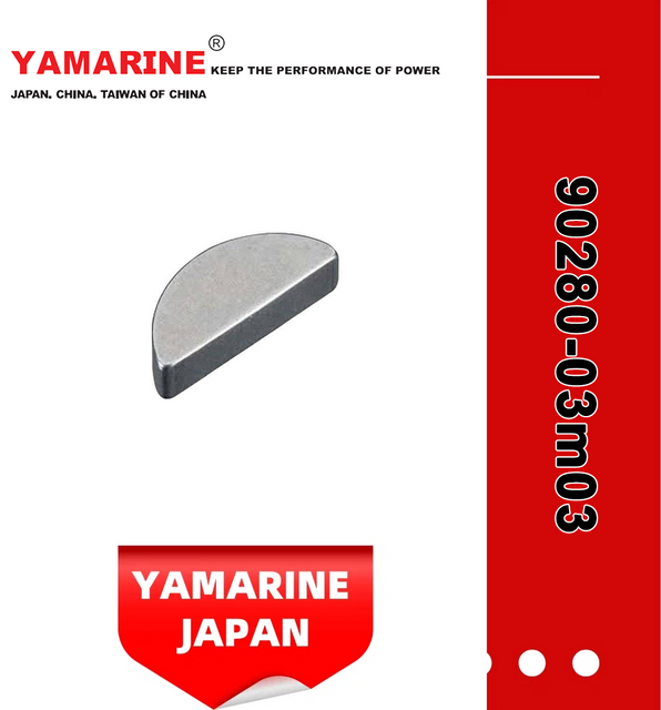 JAPAN YAMARINE OUTBOARD KEY,WOODRUFF 90280-03M03 Fit for YAMAHA E40X outboard motor 
