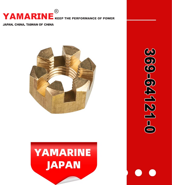 JAPAN YAMARINE outboard motor Propeller Nut 369-64121-0 fit for TOHATSU MERCURY 5HP 6HP