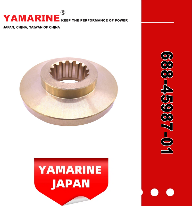 Yamarine Outboard Spacer 688-45987-01, 67f-45997-00, 90389-25m00 Bush, 90171-16011 Nut Fit for YAMAHA Outboard Engine 75/85HP