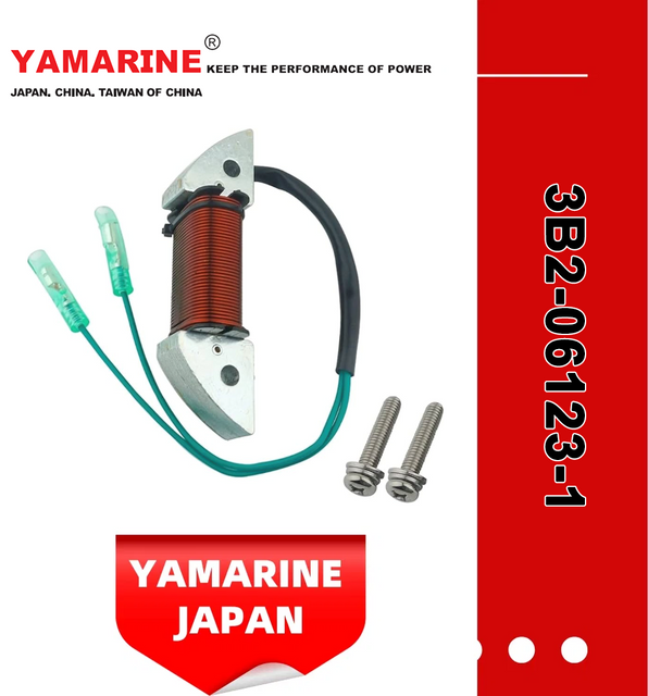 YAMARINE outboard motor Alternator 3B2-06123-1 fit for MERCURY TOHATSU 8HP/9.8HP