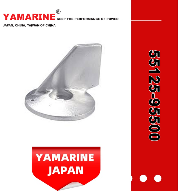 Dt40 Suzuki Outboard Trim Tab Zinc Anode 55125-95500 for Suzuki 2 & 4 Stroke Outboards Df40tk1, Dt40