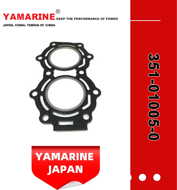 351-01005-0 Cylinder Head Gasket for Tohatsu Outboard 9.9/15 HP 2 Stroke 2 Cyl, 351-01005-0