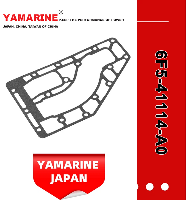JAPAN YAMARINE OUTBOARD GASKET,EXHUAST OUTER COVER 6F5-41114-A0 Fit for YAMAHA E40G outboard motor 