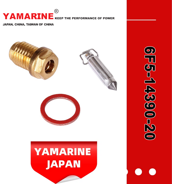 JAPAN YAMARINE OUTBOARD NEEDLE VALVE ASSY 6F5-14390-20/21 Fit for YAMAHA E40G outboard motor 
