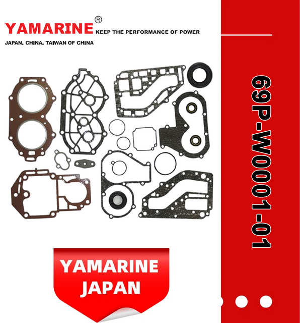 JAPAN YAMARINE outboard motor POWER HEAD GASKET KIT 69P-W0001-01 fit for YAMAHA 25HP 30HP outboard engine