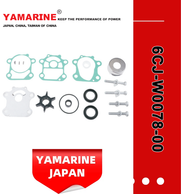 JAPAN YAMARINE Outboard Motor WATER PUMP KIT 6CJ-W0078-00 Fit for Yamaha Outboard Engine