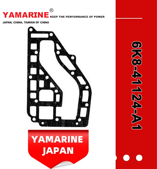 JAPAN YAMARINE outboard motor GASKET,EXHAUST OUTER COVER 6K8-41124-A1 fit for YAMAHA 25HP 30HP outboard engine