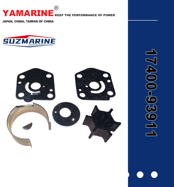 SUZMARINE DT9.9/DT15 outboard motor Water Pump Repair Kit 17400-93911 fit for SUZUKI 9.9HP 15HP marine engine 