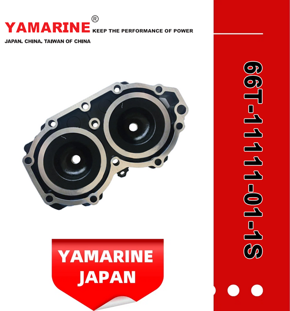 JAPAN YAMARINE OUTBOARD HEAD ,CYLINDER 1 66T-11111-01-1S Fit for YAMAHA E40X outboard motor 