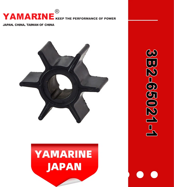 YAMARINE outboard motor Water Pump Impeller 3B2-65021-1 fit for MERCURY TOHATSU 8HP/9.8HP