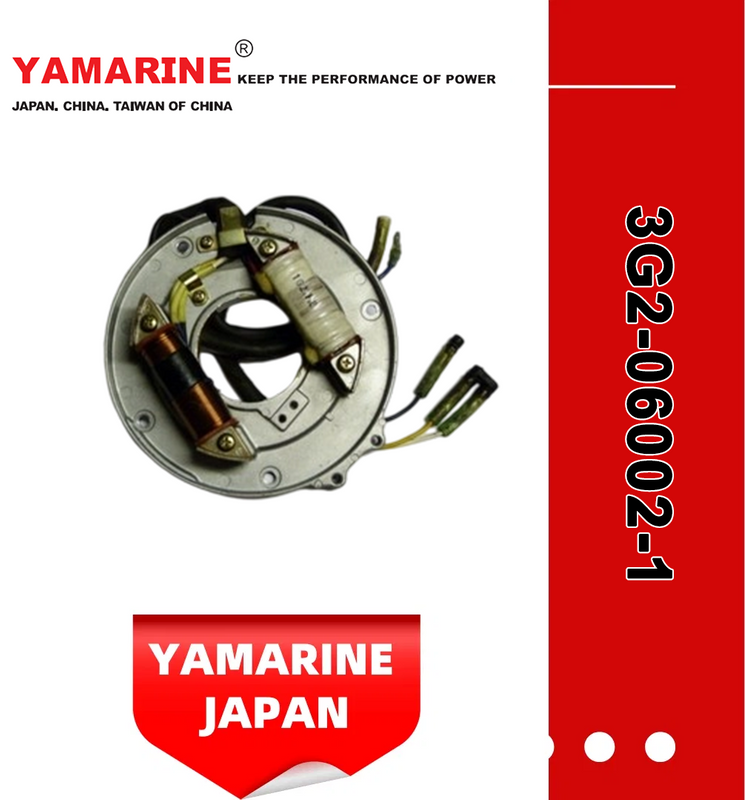 YAMARINE outboard motor Coil Plate Assy 3G2-06002-1 fit for MERCURY TOHATSU 9.9HP/15HP/18HP