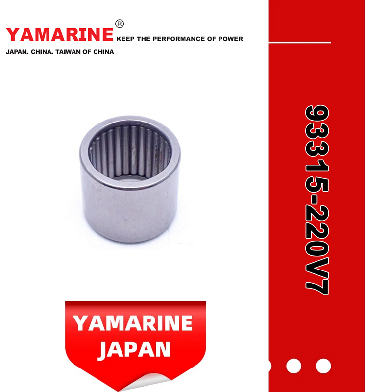 YAMAHA Outboard 25, 30 HP 30ld 25mshz3 F25tlr Bearing 93315-220V7
