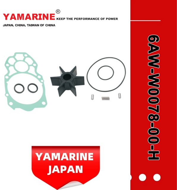 JAPAN YAMARINE Outboard Motor WATER PUMP KIT 6AW-W0078-00-H Fit for Yamaha Outboard Engine