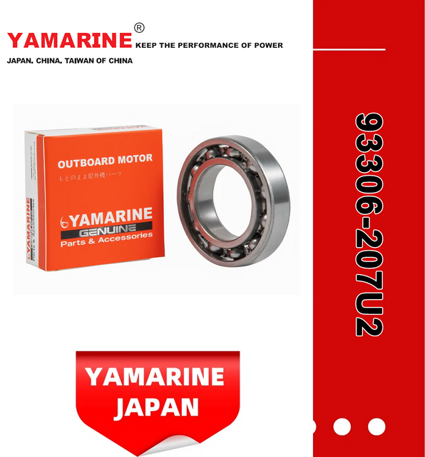 93306-207u2 YAMAHA Outboard Spare Part Engine Bearing 9.9HP, 15HP, 20HP, 25HP, 30HP, 40HP, 48HP, 60HP, 70HP, 80HP, 100HP (Y93306-207U2-00)