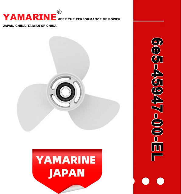 YAMAHA Outboard Motor Aluminum 3 Blade Prop Propeller 13 1/2 X 15-K Boat Engine Propeller 6e5-45947-00-EL