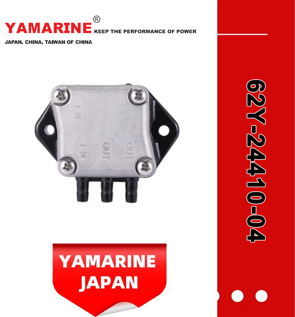 YAMAHA 62y-24410-04 Outboard Fuel Pump Fit for YAMAHA Four Stroke F20A, F20d, F25A, FT25b, F25D, FT25D, FT25f, F30A, F60A, F40b, F40c, F50A, FT50b,