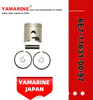 Yamarine Outboard Piston Kit 6e7-11631-00-97, with 682-11610-01 Piston Ring Fit for YAMAHA 9.9/15HP Outboard Engine /Motor
