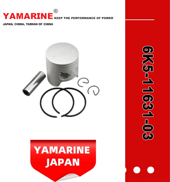 60HP YAMAHA Outboard Piston Kit 6K5-11631-03, 6K5-11631-00