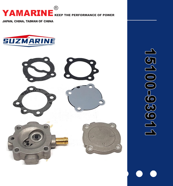 SUZMARINE DT9.9/DT15 outboard motor FUEL PUMP REPAIR KIT 15100-93911 fit for SUZUKI 9.9HP 15HP marine engine 