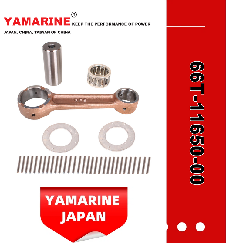 JAPAN YAMARINE OUTBOARD CONROD KIT 66T-11650-00 Fit for YAMAHA E40X outboard motor 
