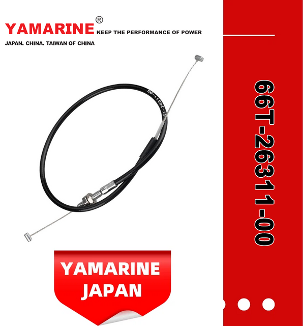 JAPAN YAMARINE OUTBOARD TROTTLE CABLES 66T-26311-00 Fit for YAMAHA E40X outboard motor 