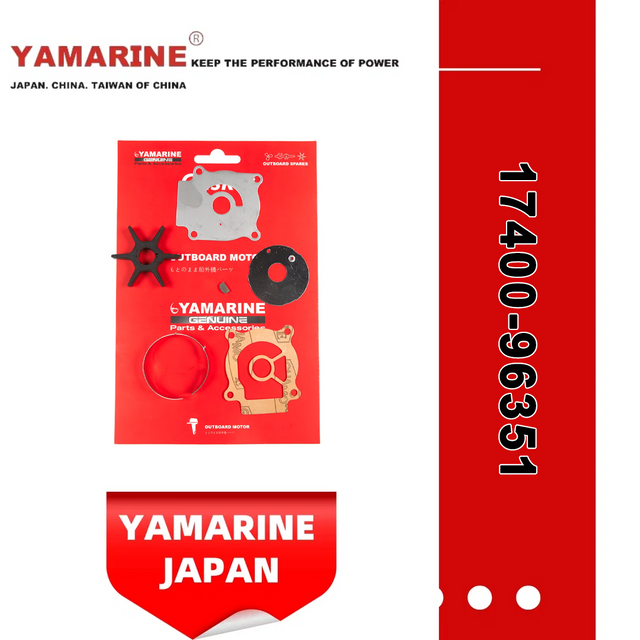 Yamarine Outboard Water Pump Repair Kit 17400-96351, 17400-96350 Fit for Suzuki Dt40 Marine Engine