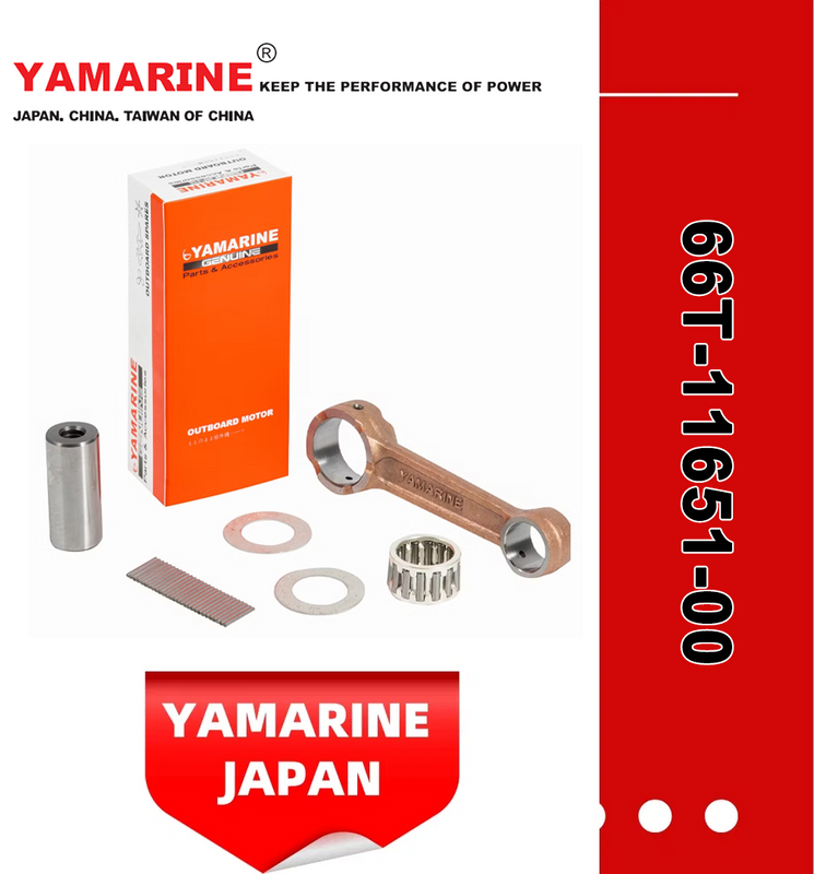 40HP YAMAHA Outboad Connecting Rod Kit 66t-11651-00, 66t-11650-00 Conrod Kit
