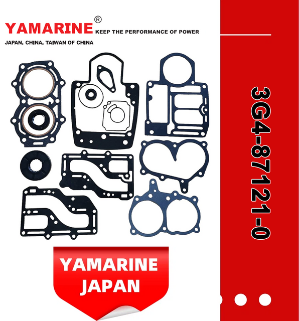 YAMARINE outboard motor Power Head Gasket Kit 3G4-87121-0 fit for MERCURY TOHATSU 9.9HP/15HP/18HP