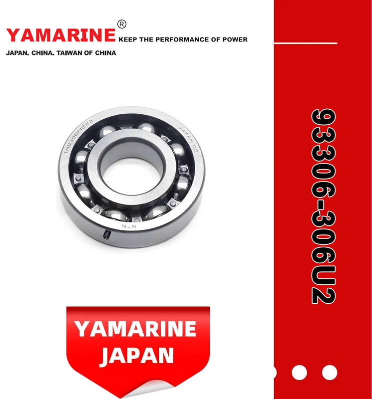 40HP/60HP YAMAHA Outboard Motor Bearing 93306-306u2, Crankshaft Bearing 93306-306V5 (KOYO 6306-7-9TC4, 6306C3)