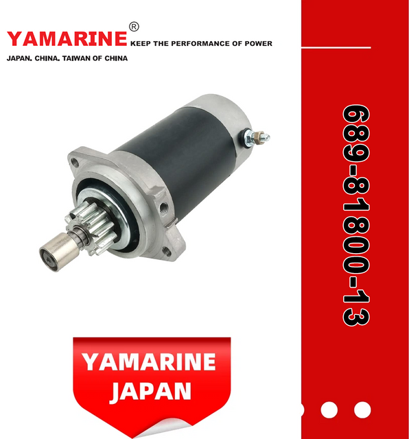 JAPAN YAMARINE outboard motor STARTING MOTOR ASSY 689-81800-13 fit for YAMAHA 25HP 30HP outboard engine