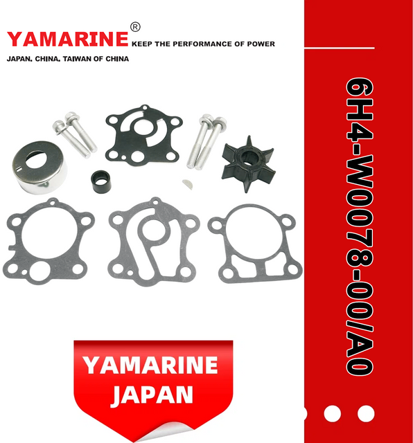 JAPAN YAMARINE Outboard Motor WATER PUMP KIT 6H4-W0078-00/A0 Fit for Yamaha Outboard Engine