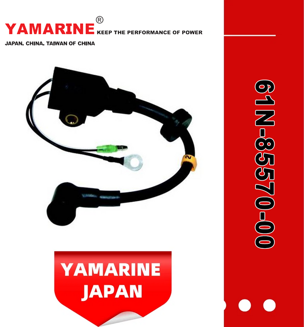 JAPAN YAMARINE outboard motor IGNITION COIL 61N-85570-00 fit for YAMAHA 25HP 30HP outboard engine