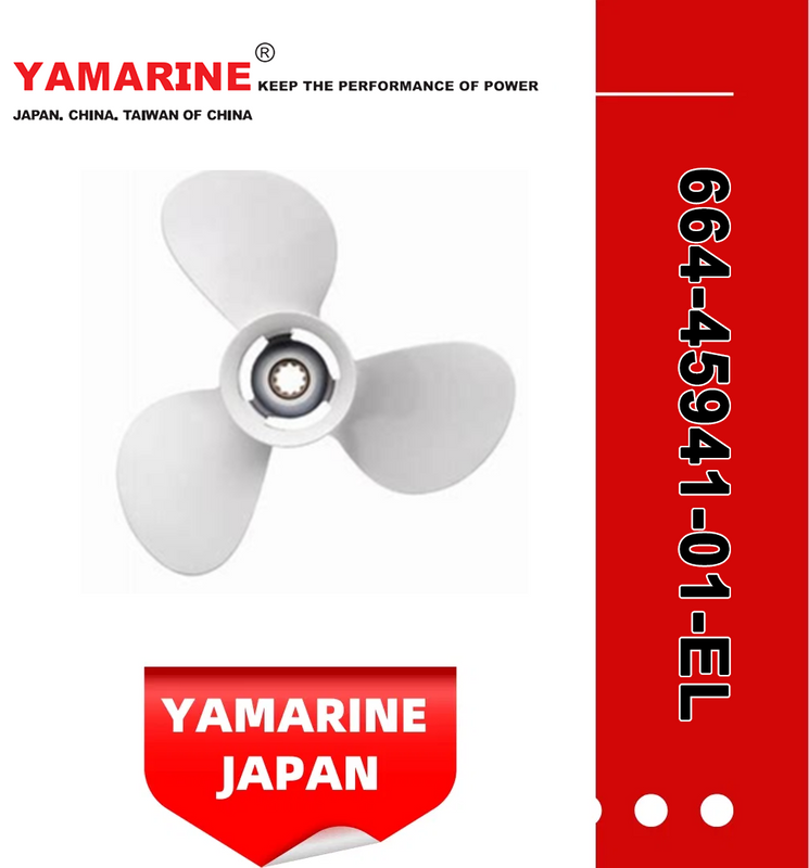 JAPAN YAMARINE outboard motor PROPELLER 664-45941-01-EL fit for YAMAHA 25HP 30HP outboard engine