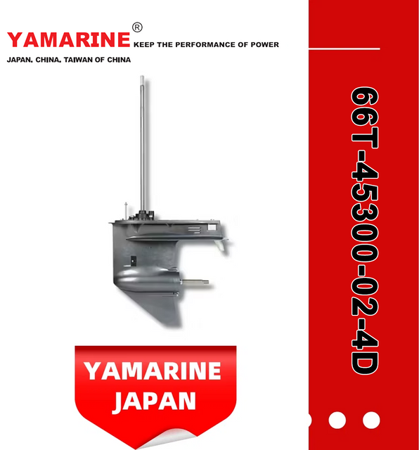 JAPAN YAMARINE OUTBOARD LOWER UNIT ASSY 66T-45300-02-4D Fit for YAMAHA E40X outboard motor 
