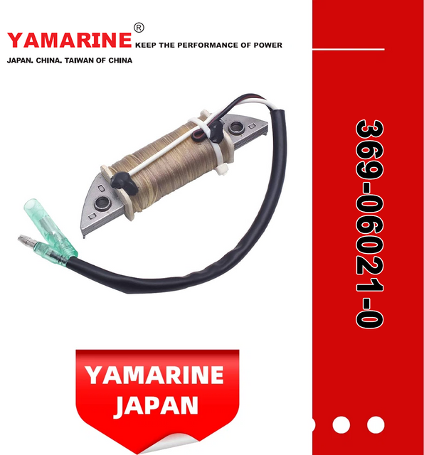 JAPAN YAMARINE outboard motor Charge Coil 369-06021-0 fit for TOHATSU MERCURY 5HP 6HP