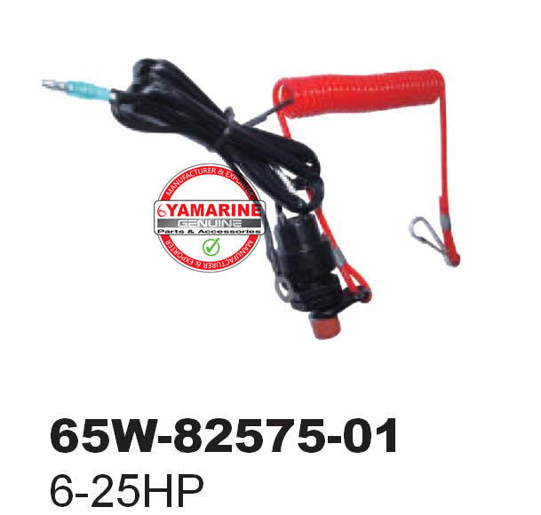 Yamarine 682-82556-00-00 Outboard Stop Switch Lanyard for YAMAHA Outboard Engine