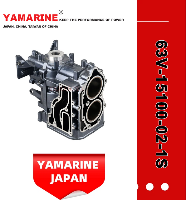 Yamarine Outboard Crankcase Assy 63V-15100-02-1s Fit for YAMAHA 9.9/15fmh Outboard Engine