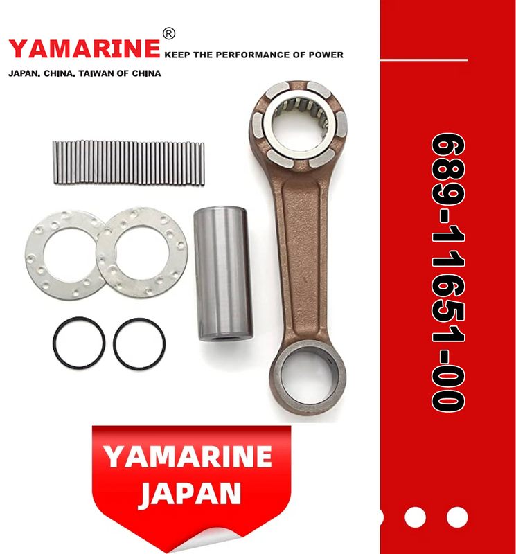 2 Stroke 25HP 30HP YAMAHA Outboard Connecting Rod Kit 689-11651-00 / 689-11650-00 Conrod Kit